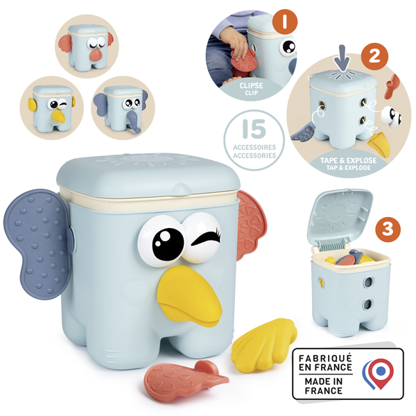 lграшка для розвитку Smoby Little Кумедний куб (140316) - Pampik - 4