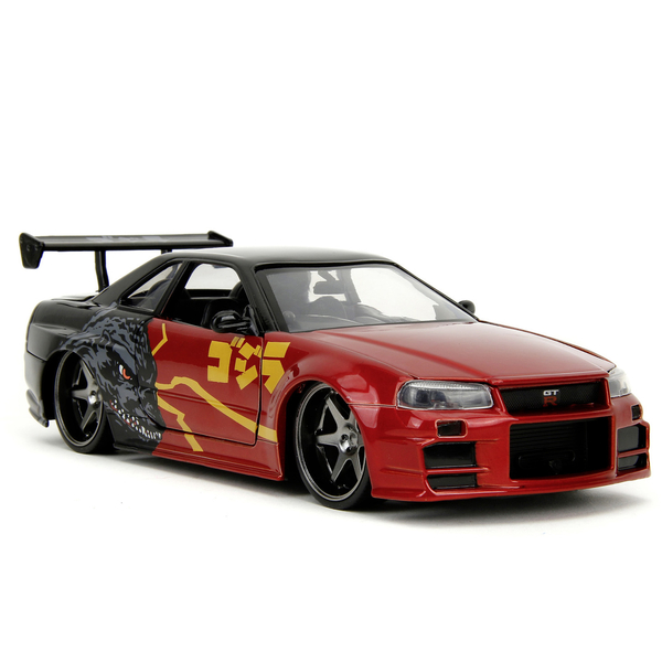 Машина металлическая Jada Годзила Hиccaн GTR, 1:24 (253253024) - Pampik - 2