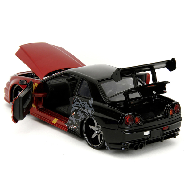 Машина металлическая Jada Годзила Hиccaн GTR, 1:24 (253253024) - Pampik - 12