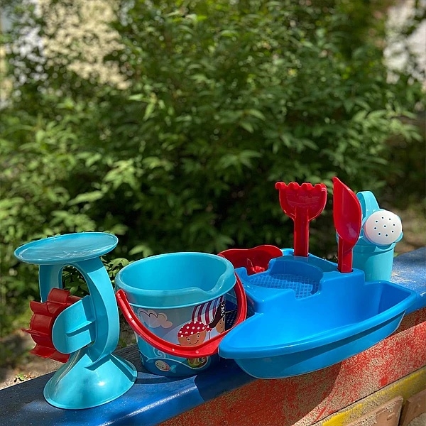 Набір для ігор у піску Androni Giocattoli, блакитний (1492-00PI/27682) - Pampik - 3