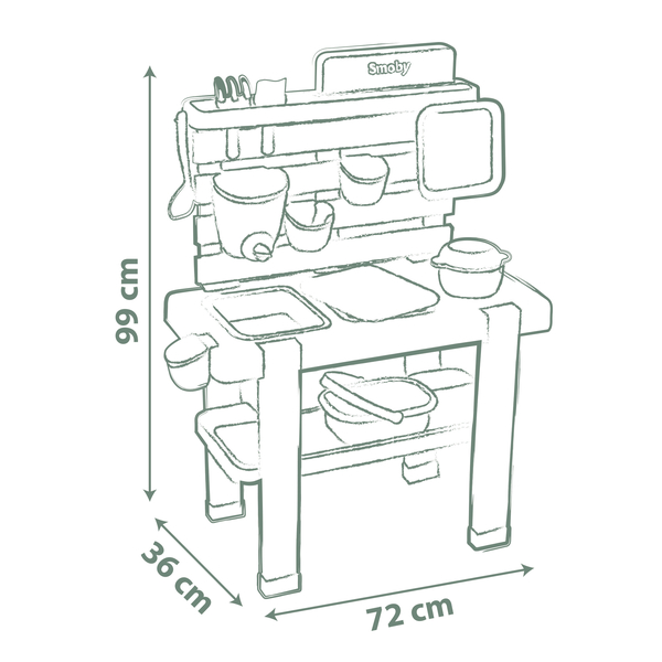 Кухня Smoby Life Садоводство (7600840208) - Pampik - 6