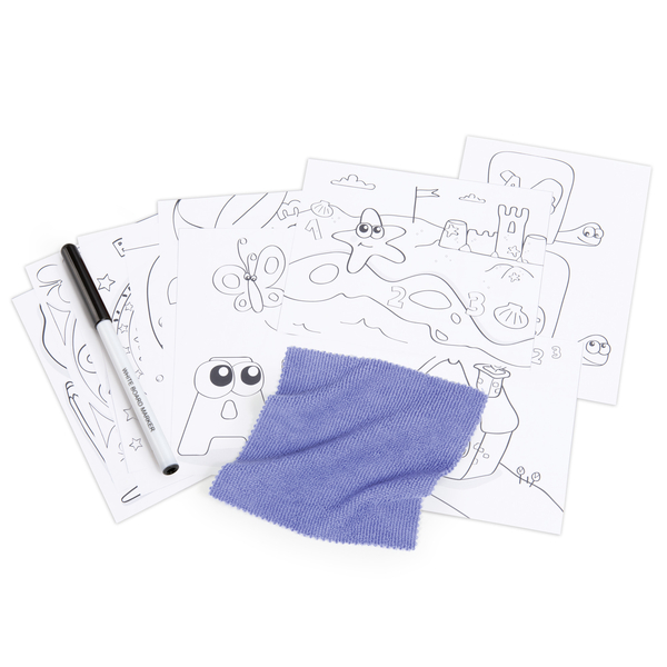 Мобільна дошка для малювання Smoby, 27х43х31 см, синій (410713) - Pampik - 5