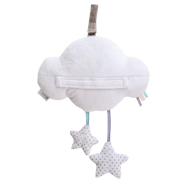 Мягкая музыкальная игрушка-подвеска Candide Cloudy Connected, белый (315110/26592) - Pampik - 2
