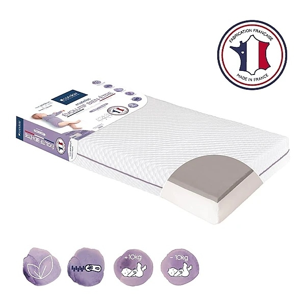 Матрац Candide Evolutif, двосторонній, до та після 10 кг, 120х60х12 см, білий (584084/26582) - Pampik - 2