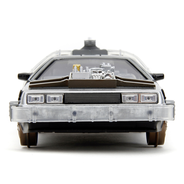 Машина металлическая Jada Назад в будущее 3 Машина времени, 1:24, серый (253255073) - Pampik - 4