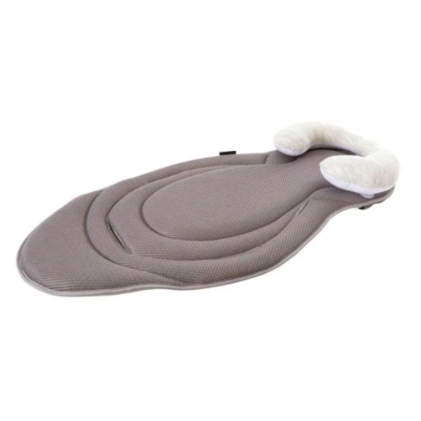 Кокон-вкладиш Candide Baby Pad Air+, універсальний, 0-6 міс., 63х32 см, сірий (705080/28030) - Pampik - 2