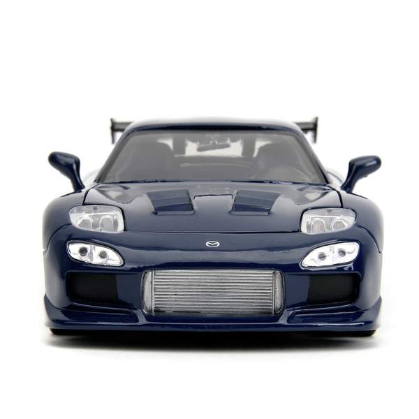 Машина металлическая Jada Наруто Мазда RX-7 тюнингованная с фигуркой Какаши, 1:24, темно-синий (253255085) - Pampik - 12