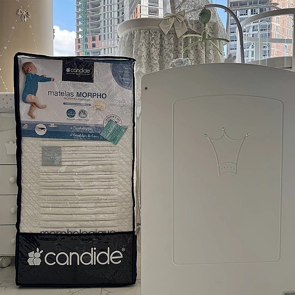 Матрац Candide Morpho, з пам'яттю, 120х60х11 см, білий (580104/26583) - Pampik - 6