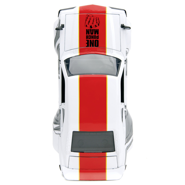 Машина металлическая Jada Ванпанчмен Мазда RX-3 (1974) с фигуркой Сайтама, 1:24, белый (253255058) - Pampik - 5