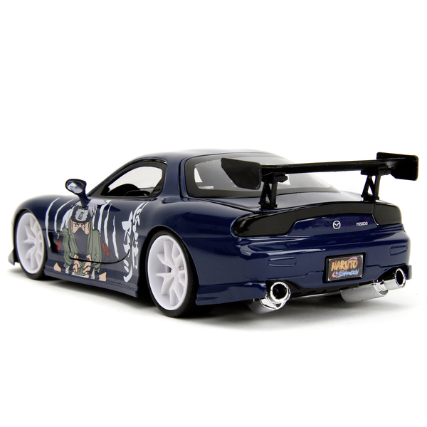 Машина металлическая Jada Наруто Мазда RX-7 тюнингованная с фигуркой Какаши, 1:24, темно-синий (253255085) - Pampik - 7