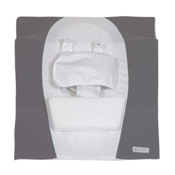 Матрац-позиционер для новонародженого Candide 30° Memory, 55х63х30 см, сірий (263780/26536) - Pampik