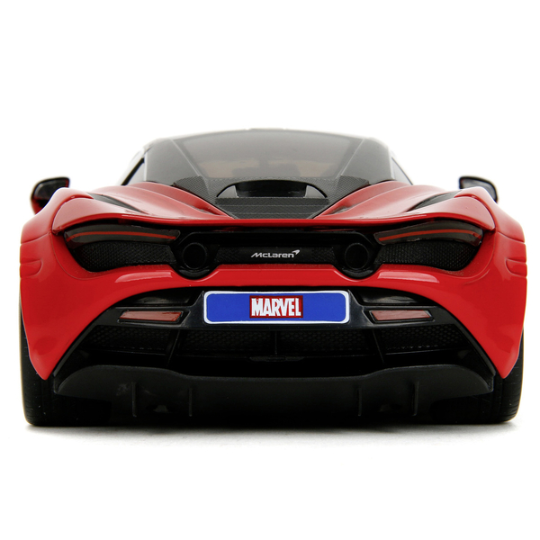 Машина металева Jada Марвел. Людина-Павук Макларен 720S з фігуркою Людини-Павука, 1:24, червоний (253225034) - Pampik - 13