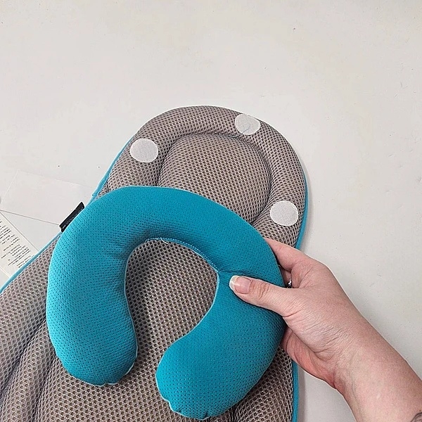Кокон-вкладиш Candide Baby Pad Air+, універсальний, 0-6 міс., 63х32 см, сірий (704690/24611) - Pampik - 7