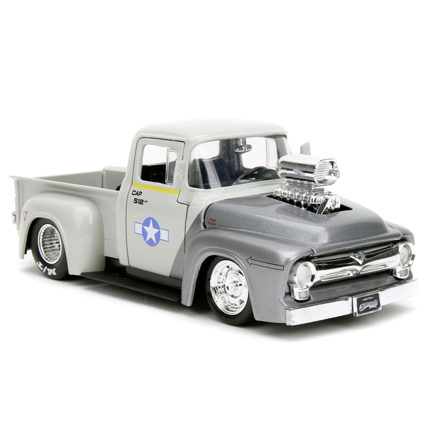 Машина металлическая Jada Уличный боец Форд Пикап с фигуркой Гайла, 1:24, серый (253255057) - Pampik - 3