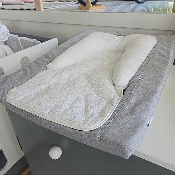 Матрасик для пеленальния Candide, 70х50 см, серый (154863/22116) - Pampik - 2