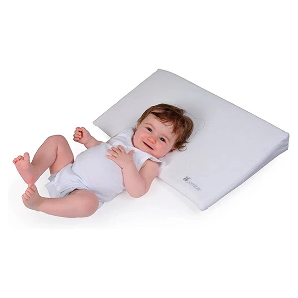 Подушка похила Candide Memory 15°, 65х35х8 см, білий (262008/9215) - Pampik - 2