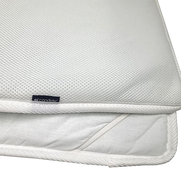 Наматрацник дихаючий Candide Air+, 120х60 см, білий (514250/27089) - Pampik - 3