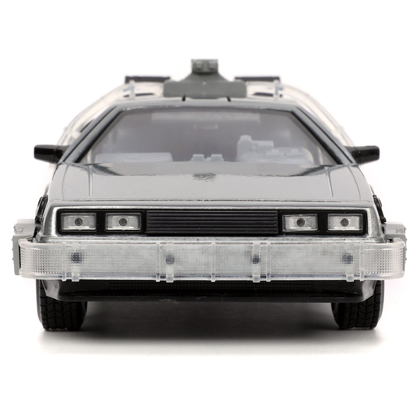 Машина металева Jada Назад у майбутнє 1 Машина часу, зі світловим ефектом, 1:24, сірий (253255038) - Pampik - 14