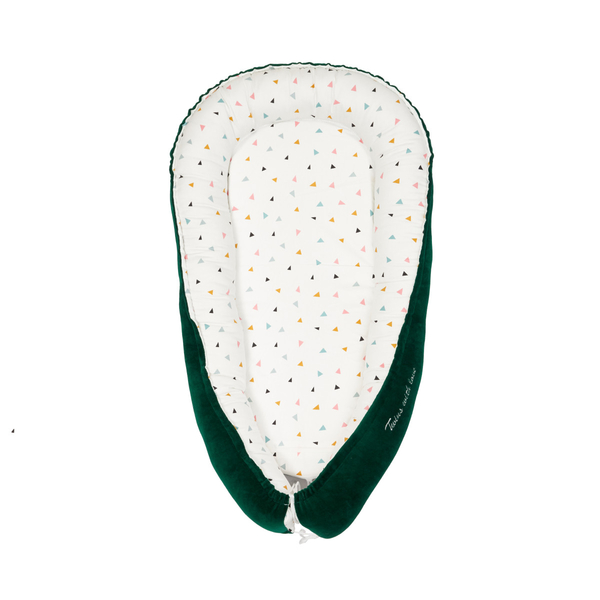 Кокон-позиціонер Twins Dreams, смарагдовий (9030-KPTD-106) - Pampik