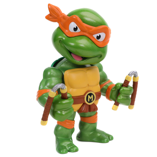 Фигурка металлическая Jada Черепашки-ниндзя 4. Микеланджело, 10 см (253283002) - Pampik - 2