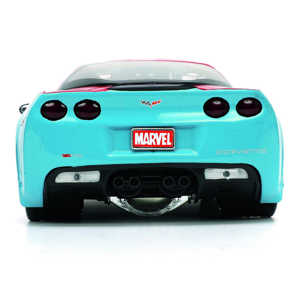 Машина металлическая Jada Марвел Шевроле Корвет с фигуркой Доктора Стренджа, 1:24, голубой (253225024) - Pampik - 7