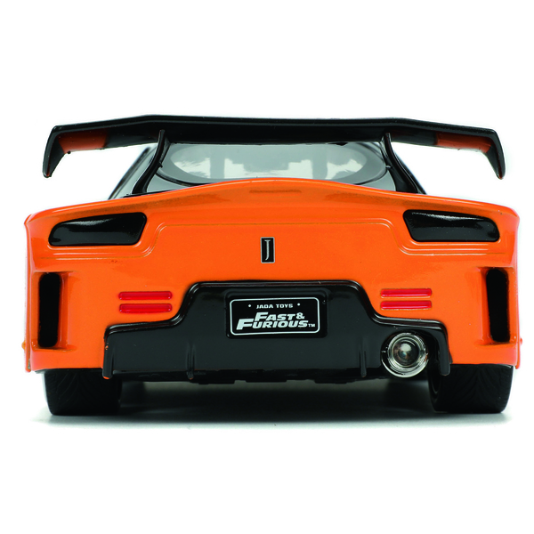 Машина металева Jada Форсаж 9 Мазда RX-7 з фігуркою Хана, 1:24, помаранчевий (253205002) - Pampik - 7