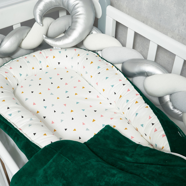 Кокон-позиціонер Twins Dreams, смарагдовий (9030-KPTD-106) - Pampik - 2