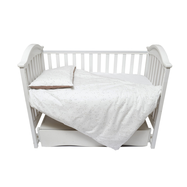 Комплект постільної білизни Twins Sky, 120х90 см, 4 предмети, темно-бежевий (3023-TS-202) - Pampik