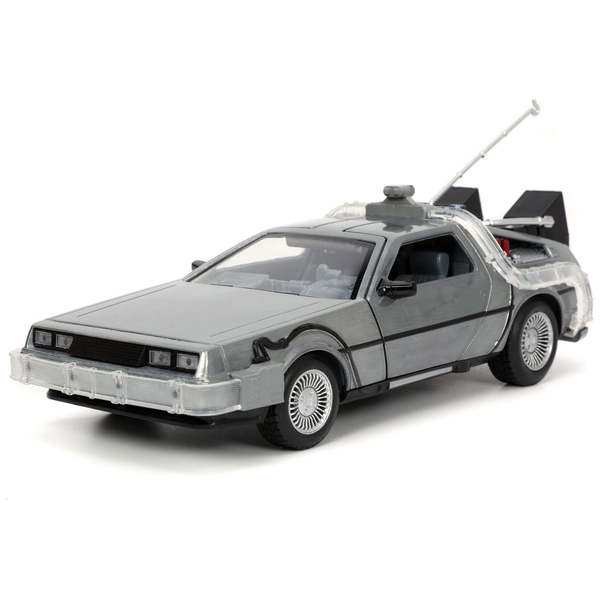 Машина металева Jada Назад у майбутнє 1 Машина часу, зі світловим ефектом, 1:24, сірий (253255038) - Pampik - 2