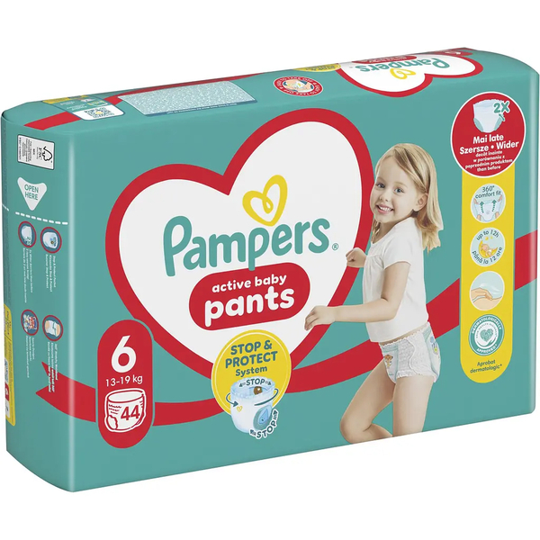 Підгузки-трусики Pampers Pants 6 (14-19 кг), 44 шт. - Pampik - 2