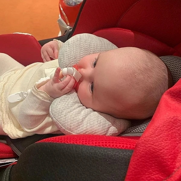 Подушка дорожня Candide Air+, 45х25 см, сірий (565081/25615) - Pampik - 5