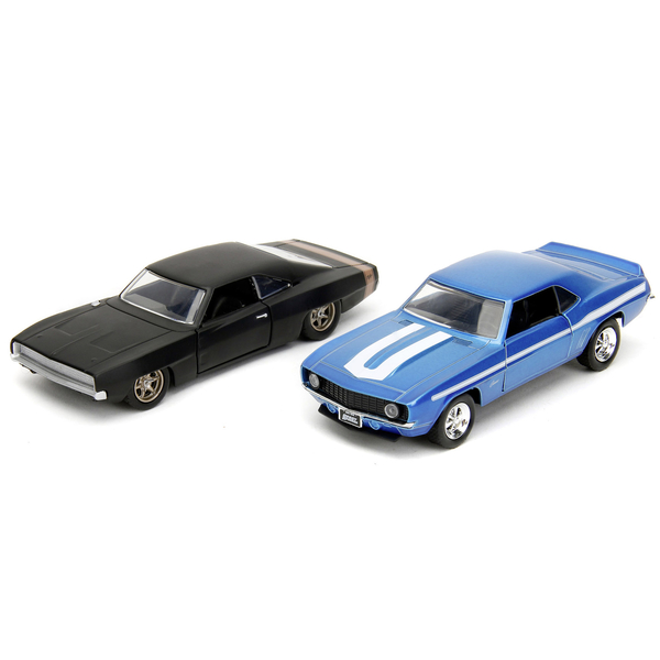 Набор машинок металлических Jada Форсаж 2 Додж Чарджер и Шевроле Камаро, 1:32, 2 шт. (253202013) - Pampik