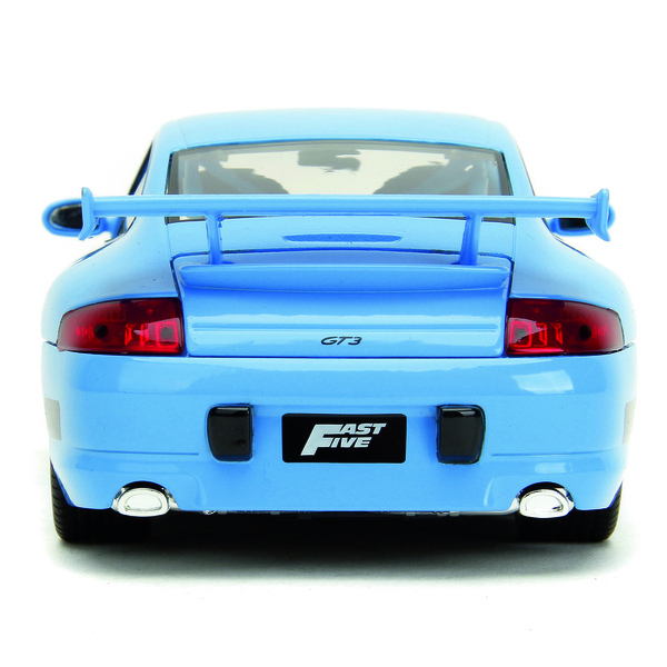 Машина металлическая Jada Форсаж Порше 996 GT3 RS, 1:24, голубой (253203080) - Pampik - 6