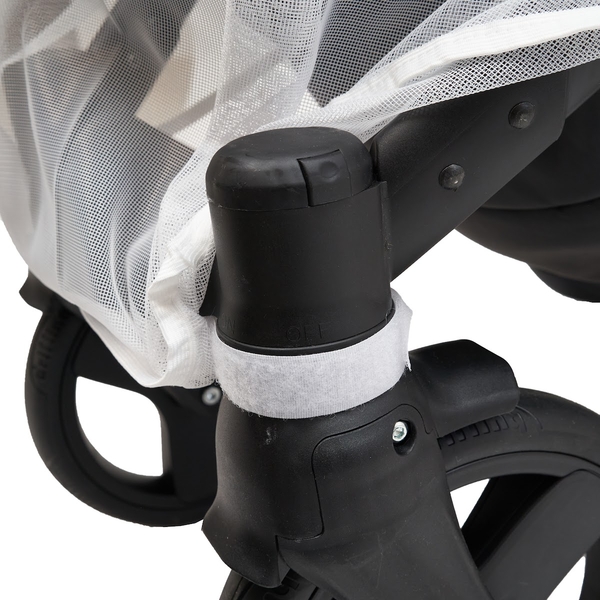 Москітна сітка Twins для прогулянкової коляски, білий (8012-01) - Pampik - 3