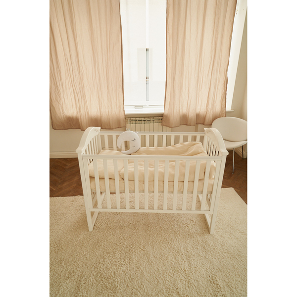 Комплект постільної білизни Twins Muslin, 3 предмети, світло-бежевий (3031-TM-202) - Pampik - 2