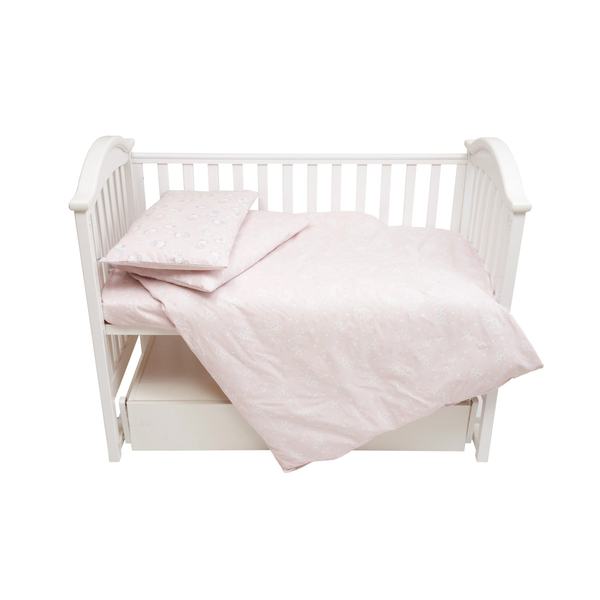 Комплект постільної білизни Twins Be Happy, 4 предмети, рожевий (3078-TBH-08) - Pampik