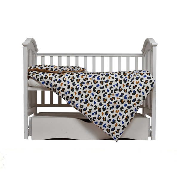 Комплект постільної білизни Twins Satin Limited Leo, 3 предмети, бежевий (3026-TSL-02) - Pampik - 2