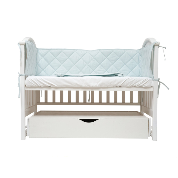 Бампер Twins Premium, стеганый, 360х30 см, мятный (2027-P200-14) - Pampik - 2