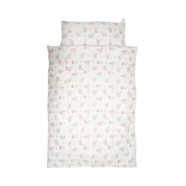 Комплект постільної білизни Twins Bamboo line Rabbits, 3 предмети (3030-TBL-202) - Pampik