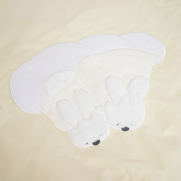 Комплект постільної білизни Babycentre & Twins Moonlight, 3 предмети, ванильний (4011-ZBTMO-05) - Pampik - 3