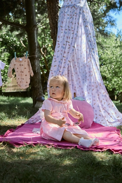 Балдахін-шатро Twins Cozy Dream Grey Rainbow поплін, сірий (1099-99TCD-10) - Pampik - 6