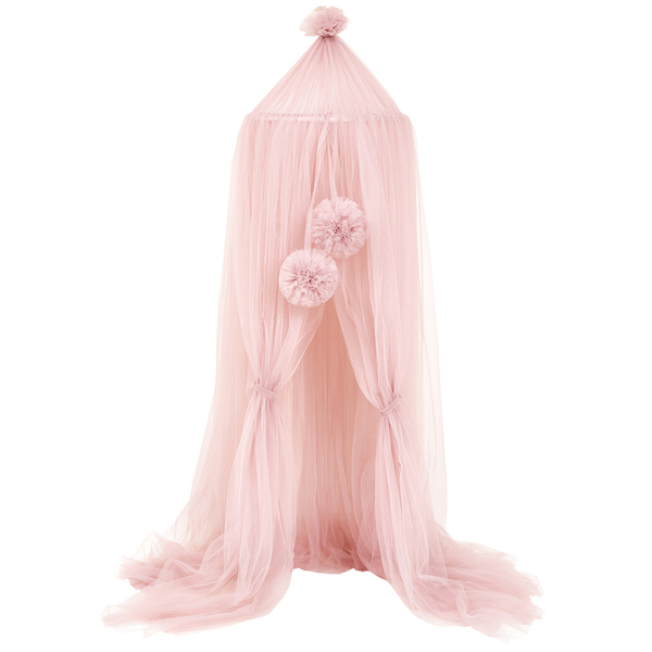 Балдахін-шатро Twins, єврофатин, powder pink, пудровий (1099-99-08) - Pampik