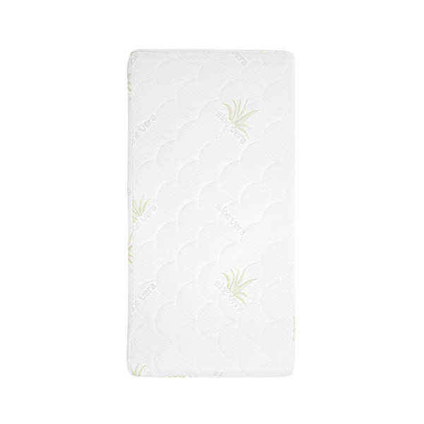 Матрац для дитячого ліжечка Twins Aloe Vera, 120x60x10 см, білий (5000-32TAV) - Pampik