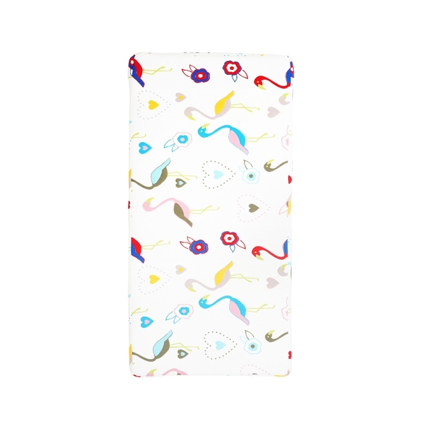 Матрац для дитячого ліжечка Twins Flamingo, 120x60x10 см, мультиколір (5000-34TF) - Pampik
