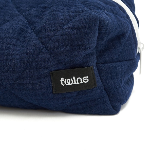 Косметичка муслінова Twins Geometry Dark Navy (9925-TG-09) - Pampik - 2