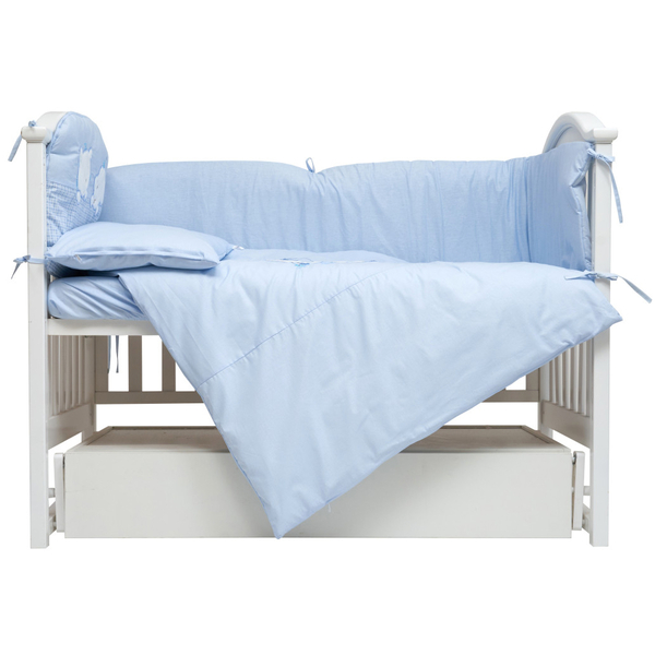 Постельный комплект Twins Limited Dog & cat, 4 эл., голубой (3094-TL-04) - Pampik - 2