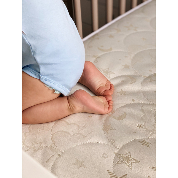 Матрац для дитячого ліжечка Twins Moonlight, 120x60x10 см, білий (5000-30TM-01) - Pampik - 4