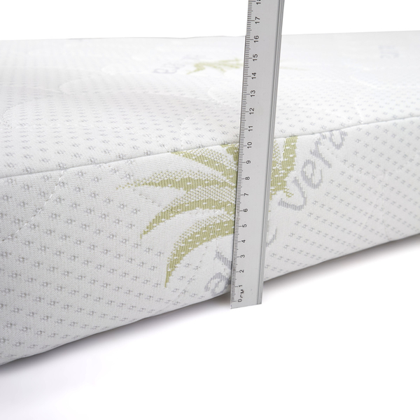 Матрац для дитячого ліжечка Twins Aloe Vera, 120x60x10 см, білий (5000-32TAV) - Pampik - 5