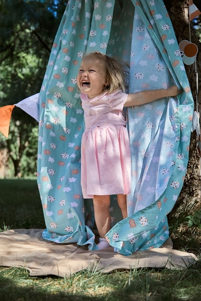 Балдахін-шатро Twins Cozy Dream Mint Cloud, поплін, м'ятний (1099-99TCD-14) - Pampik - 9