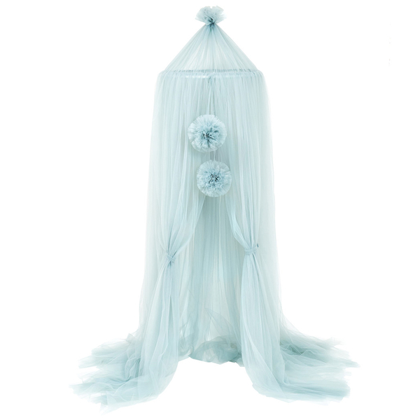 Балдахін-шатро Twins, єврофатин, блакитний (1099-99-04) - Pampik